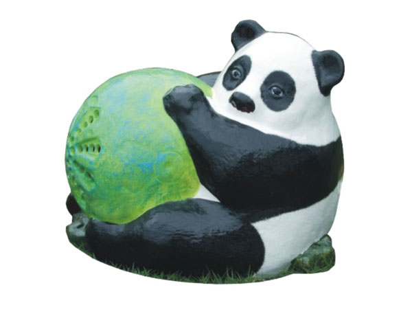 抱石熊猫草地音箱